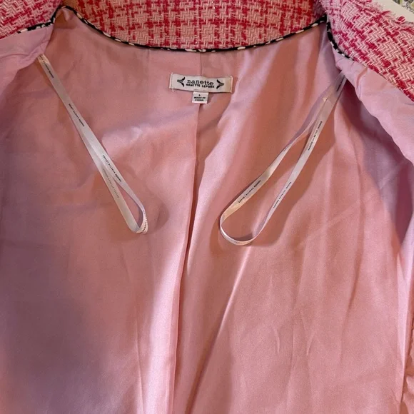 Nanette Lepore Tweed Jacket with Pearl and Gold Accents - Picture 8 of 8